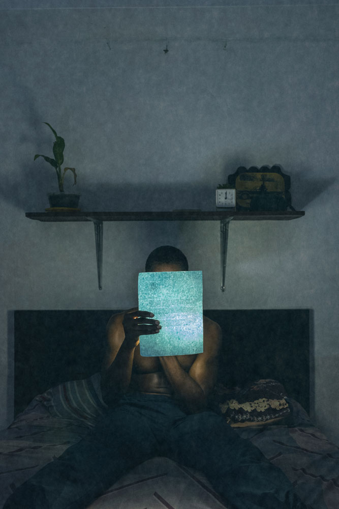 © OBAYOMI ANTHONY, Blue Letter