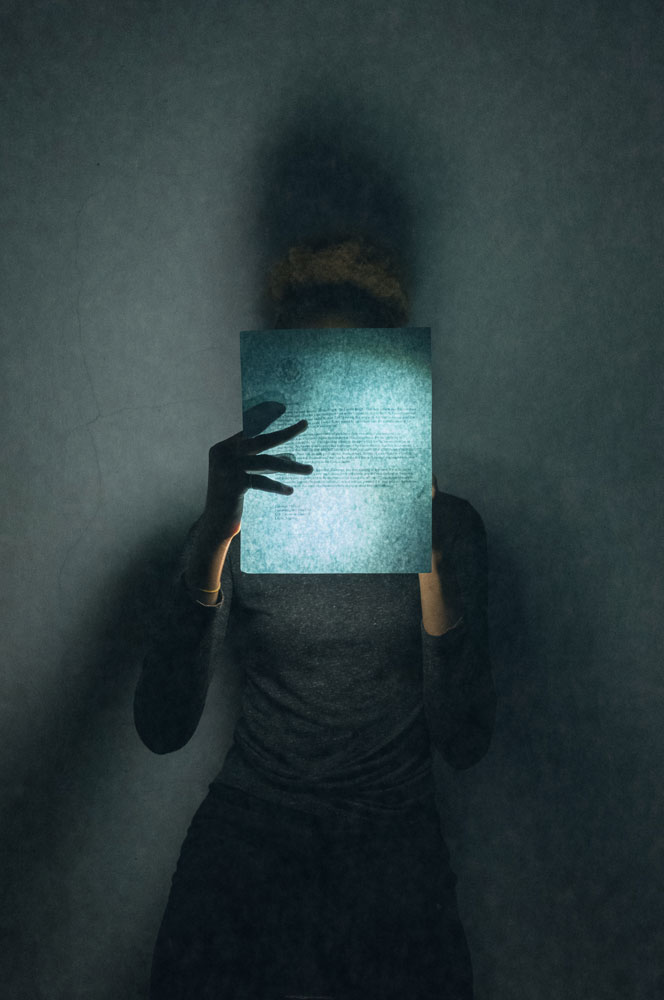 © OBAYOMI ANTHONY, Blue Letter